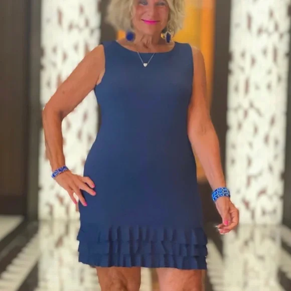 princess polly baby blue dress Femme Fatale Is A Devil With A Blue Dress On In NBC's 'Endgame' 02/21/2022 main image 1